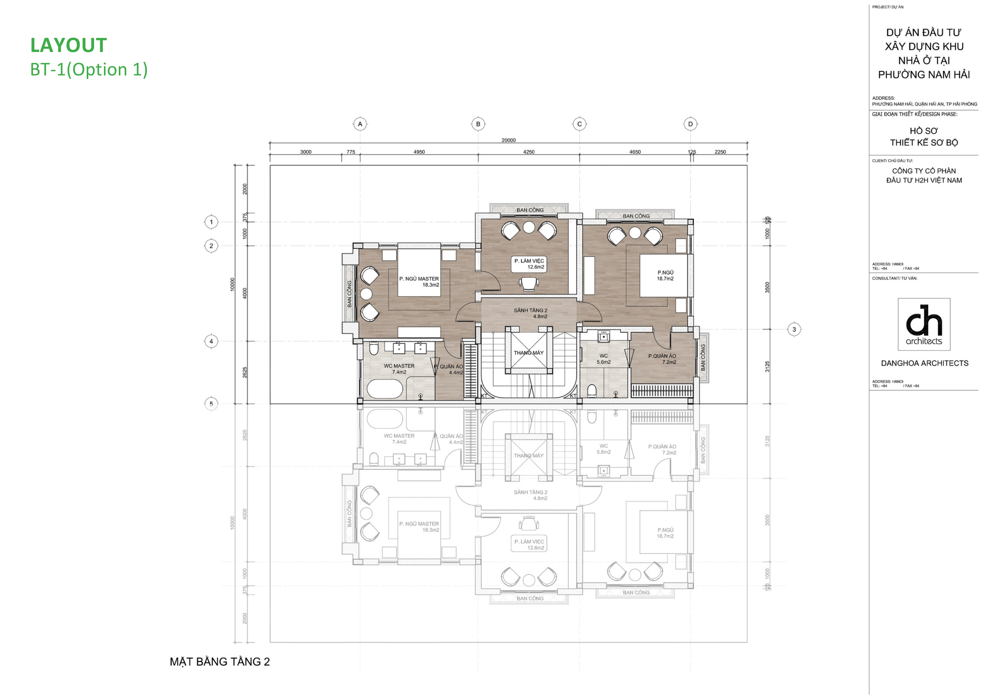 Layout BT-1 Option 1